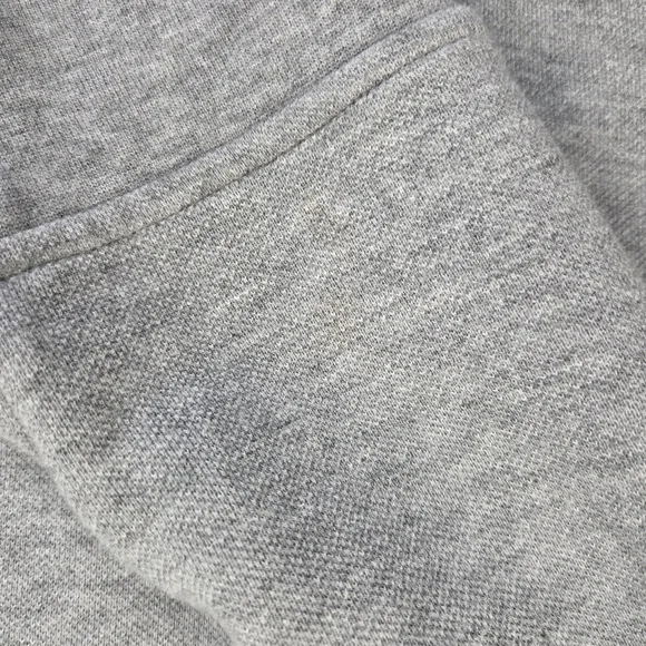 Brooks Brothers Sweater Mens Large Heather Grey 1/4 Zip Pullover Solid Logo - Picture 9 of 9